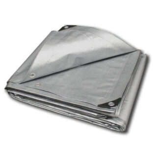 Tentas Tarpaulin (sidabrinis) 3mx5m. (110 g./m2)